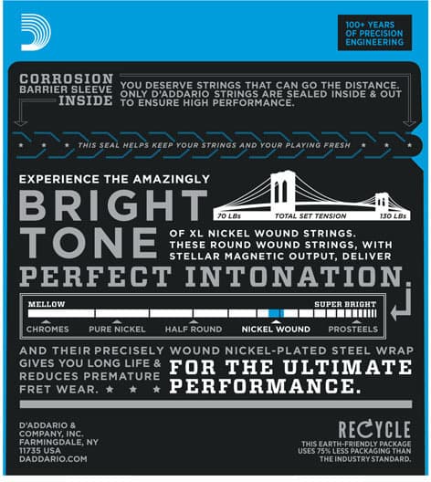 D'Addario EXL110 Regular Light (010-046) - Image 2