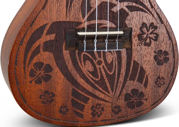 Gewa Wildlife Concert Ukulele (crazy turtle) - Image 5