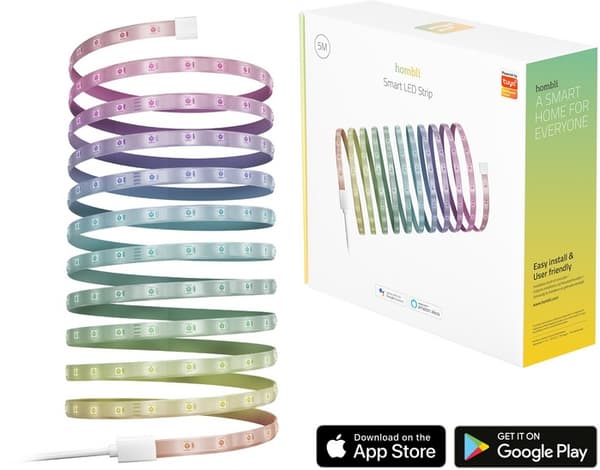 Hombli Smart LED Strip RGB (5m) - Image 6