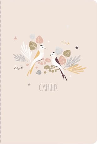 Kiub A5 Liniertes Softcover Notizbuch Oiseau