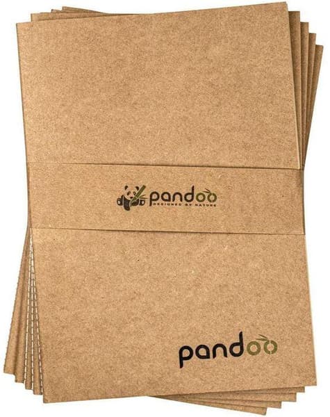 Pandoo Bamboo Paper Notebook A5 (5 pieces)