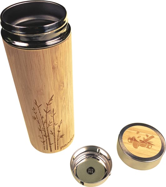 Pandoo Bamboo Thermo Mug (480ml) - Image 2