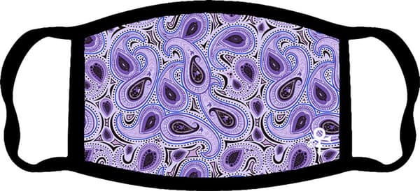Rock Off Prince Face Mask: Paisley