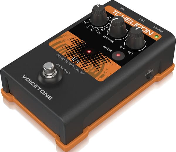 TC Helicon E1 VoiceTone E1 - Echo & Tap Delay - Image 4