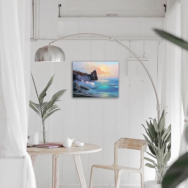 Tsvetnoy Coastal Landscape (40x50 cm) - Image 4