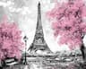 Eiffel Tower in Bloom (40x50 cm)