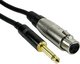 Signalkabel asymmetrisch XLR f-Monoklinke 5m-10m