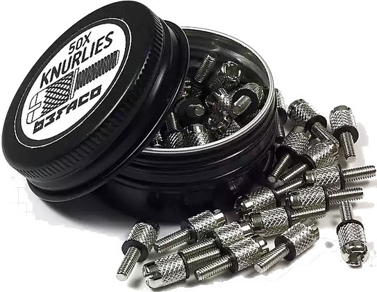 Knurlies M2.5 (50 pcs)
