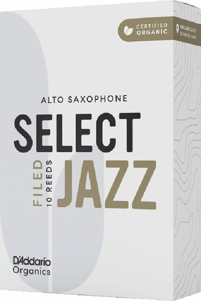 Filed Organic Select Jazz for Alto Sax (strength 2 Soft / set of 10)