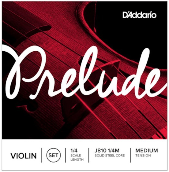 J810 1/4M Prelude Violin String Set (medium tension)