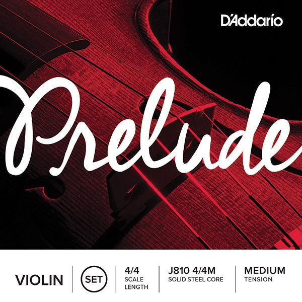 J810 4/4M Prelude Violin String Set (medium tension)