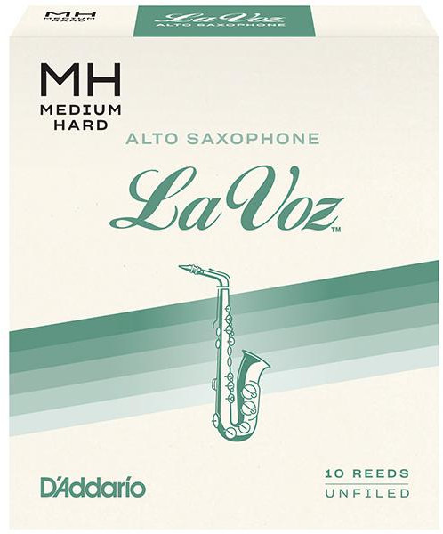 La Voz Alto-Sax Medium Hard (strength medium-hard, 10 pack)
