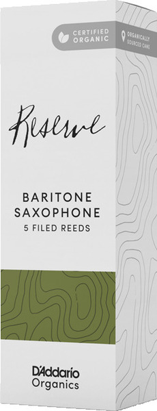 Organic Reserve for Baritone Saxophone (strength 3 / set of 5)