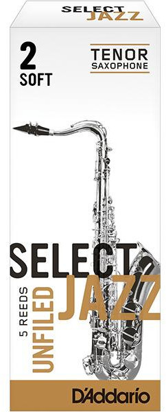 Select Jazz Unfiled Tenor-Sax #2 Soft (strength 2.0 soft / 1 reed)