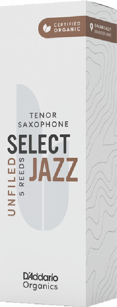 Unfiled Organic Select Jazz for Tenor Sax (strength 2S / set of 5)