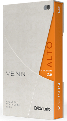 VENN Alto Sax 2.5 / Advanced Synthetic Reed (single reed / strength 2.5)