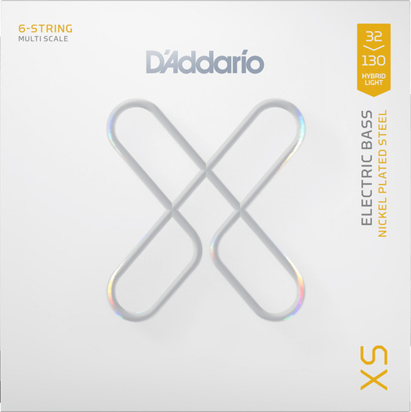 XS Nickel Plated Steel Electric Bass Strings / XSB32130MS (Hybrid Light Multiscale / 32-130)