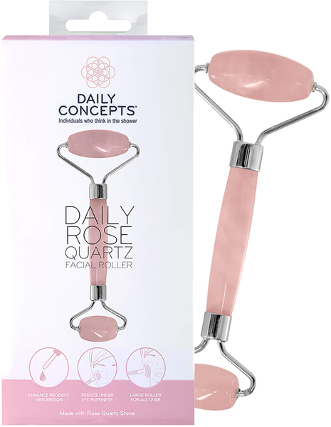 Daily Facial Roller (rose quartz)