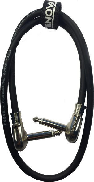 1/4" Plug 2 Pole Mono Pedalboard Flat Patch (0.4m)