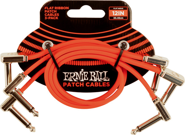 6403 Patch Cable - 30cm (red, 3-pack)