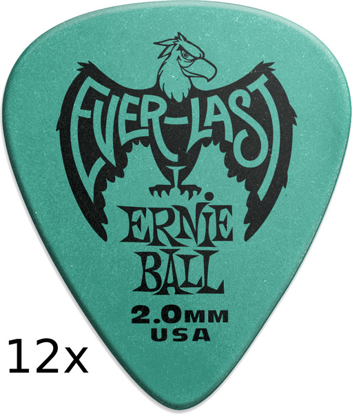 Plektren Everlast EB9196 (teal, 2.00mm)