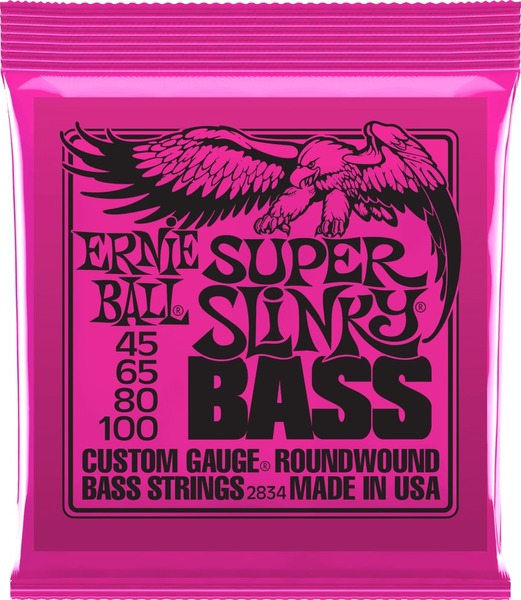 Super Slinky Electric Bass Strings / 2834 (45-100)