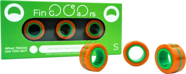 Magnetic Rings - Small (orange-green)