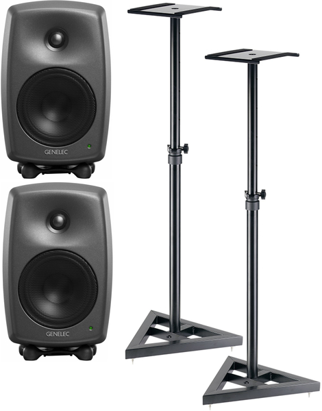 Studio Monitor 8030 CP Bundle (dark grey, incl. stands)