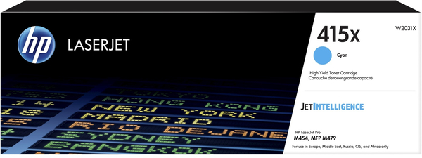 415X Cyan Original LaserJet Toner Cartridge