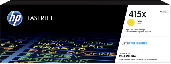 415X Yellow Original LaserJet Toner Cartridge
