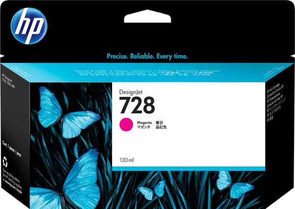 728 Magenta DesignJet Ink Cartridge (130ml)