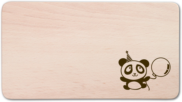 Breakfast Board (panda bear motif)