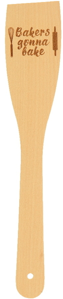 Engraved Wooden Spatula "Bakers gonna bake"