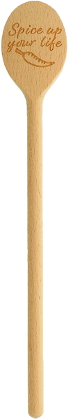 Engraved Wooden Spoon "Spice up your life"