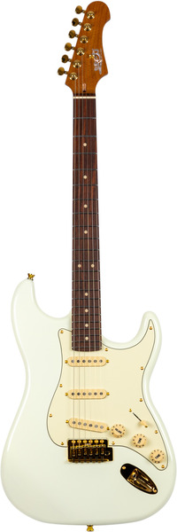 JS-380 SSS (Olympic White with Gold HW)