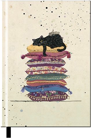 A5 Liniertes Hardcover Notizbuch Chat Coussin