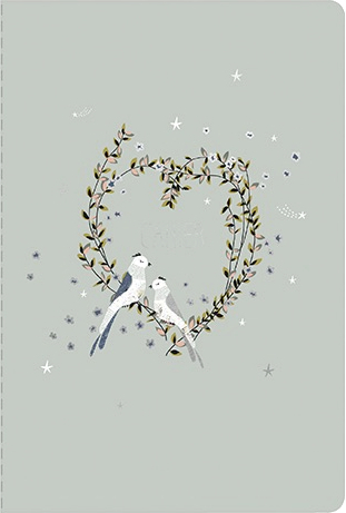 A5 Liniertes Softcover Notizbuch Coeur