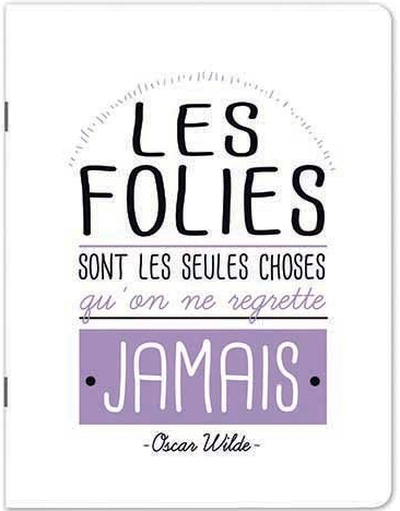 A5 Liniertes Softcover Notizbuch Les Folies