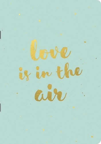 A5 Liniertes Softcover Notizbuch Love Is In The Air
