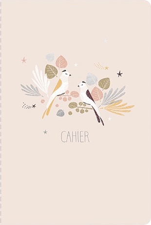 A5 Liniertes Softcover Notizbuch Oiseau