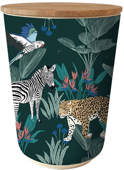 Runde Box Aus Bambus Mit Deckel Assortis (14 cm)