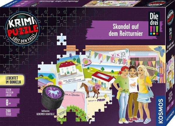 Krimi Puzzle - Skandal auf dem Reitturnier (D / 8+)