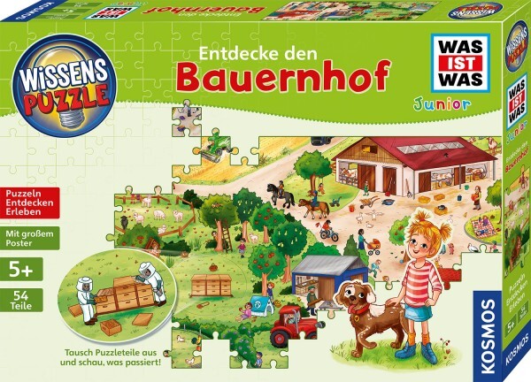 Wissenspuzzle - Entdecke den Bauernhof (D / 5+)