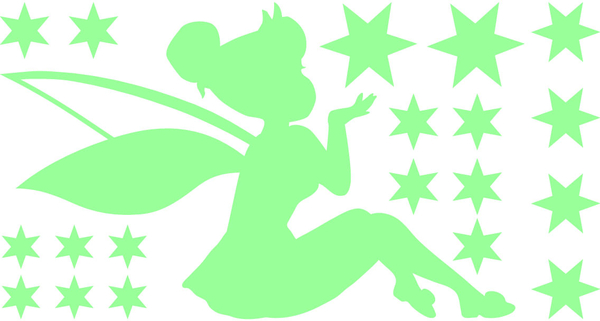Glow-in-the-Dark Fairy and Stars A159