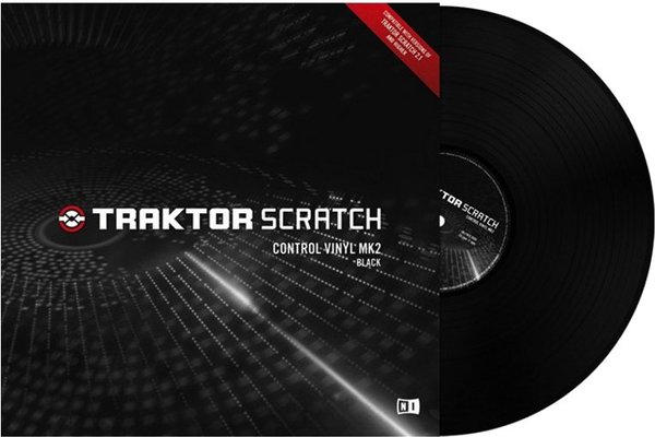 NI Traktor Scratch Control Vinyl MKII (Black)