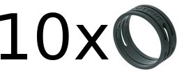 XXR - Set of 10 (black)