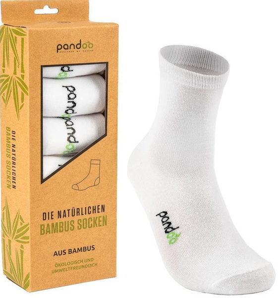 Bamboo Classical Socks | 35-38 White (6 pairs)