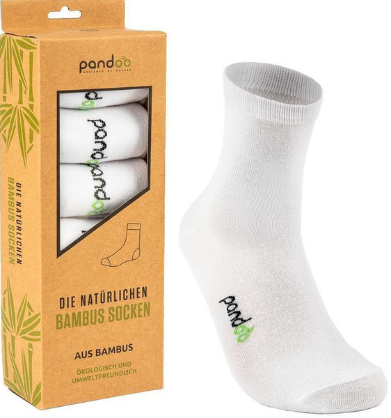 Bamboo Classical Socks | 39-42 White (6 pairs)