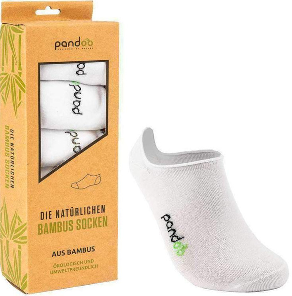 Bamboo Invisible Socks | 35-38 White (6 pairs)