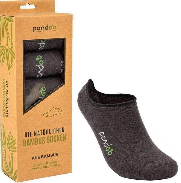 Bamboo Invisible Socks | 43-46 Grey (6 pairs)